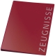 Ringbuch Zeugnisse - rot, A4, PVC , 4-Mechanik, Ring-Ø 16 mm