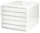 Schubladenbox i-Box - A4/C4, 5 geschlossene Schubladen, weiß