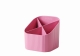 Schreibköcher Re-X-LOOP - 4 Fächer, rosa