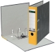 1080 Ordner Pappe A4 Wolkenmarmor, 80 mm, gelb