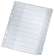 1285 Zahlenregister - 1-10, PP, A5, PP, 10 Blatt, grau