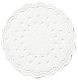 Tassenuntersetzer - Ø 7,5 cm, weiß, 25 Stück