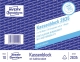 2835 Kassenblock, Kompaktblock, fortlaufend nummeriert, 2 x 50 Blatt, weiß
