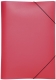 Gummizugmappe Lucy Basic - A4, rot, PP, 3 Einschlagklappen