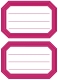 5712 Schuletiketten neutral roter Rand 82x55 mm
