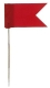 Markierfahne, 35 x 18 mm, rot, Dose 20 Stück