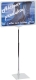 Preisständer, A3, 297 x 620 x 10 mm, grau