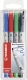Folienstift - OHPen universal - wasserlöslich medium - 4er Pack - grün, rot, blau, schwarz