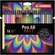 Premium-Filzstift - Pen 68 ARTY - 24er Pack, sortiert