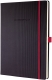 Notizbuch Conceptum Red Edition - ca. A4, liniert, schwarz