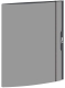 Zeichenmappe friendly grey - A4, 3 Klappen mit Gummizug, Karton