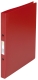 Ringbuch transparent - A4, 2-Ring, Ring-Ø 16 mm, rot gedeckt