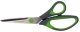 Schere Soft Grip 20 cm grau/grün