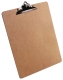 Klemmbrett - A3 hoch, Holz, braun