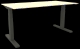 Schreibtisch elektrisch höhenverstellbar, 180x80cm, eiche/schwarz