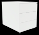Rollcontainer 3 Laden, Stahl, silber