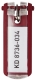 Schlüsselanhänger KEY CLIP - rot - Beutel mit 6 Stück