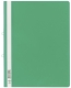 Sichthefter mit Abheftschieber - Hartfolie, 0,16 mm, A4 überbreit, grün