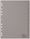 Register - PP, blanko, grau, A4, 10 Blatt