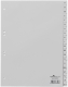 Register - A - Z, PP, grau, A4, 20 Blatt