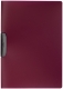 Klemm-Mappe DURASWING® - A4, aubergine/graphit