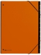 Pultordner Trend - 12 Fächer, Eckspanngummi, orange