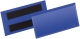 Kennzeichnungstasche - magnetisch, 100 x 38 mm, PP, dokumentenecht, dunkelblau, 50 Stück