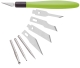 Bastelmesser-Set grün/schwarz