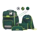 Schultaschenset Ergolite - 9tlg. Soccer Star green