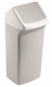 Abfallbehälter DURABIN 40L + Schwingklappe - weiß/grau