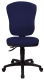 Bürodrehstuhl Point 80 ohne Armlehnen royalblau