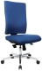 Bürodrehstuhl Light Star 20 ohne Armlehnen - blau, Sicherheitsdoppelrollen für alle Böden