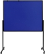 Moderationstafel PREMIUM mobiles Multiboard XL - 120 x 150 cm, marineblau Pinnwand
