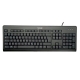 TERRA Keyboard 1500 Corded [DE] USB black Copilot QWERTZ, 105 Tasten, kabelgebunden, 1,80m