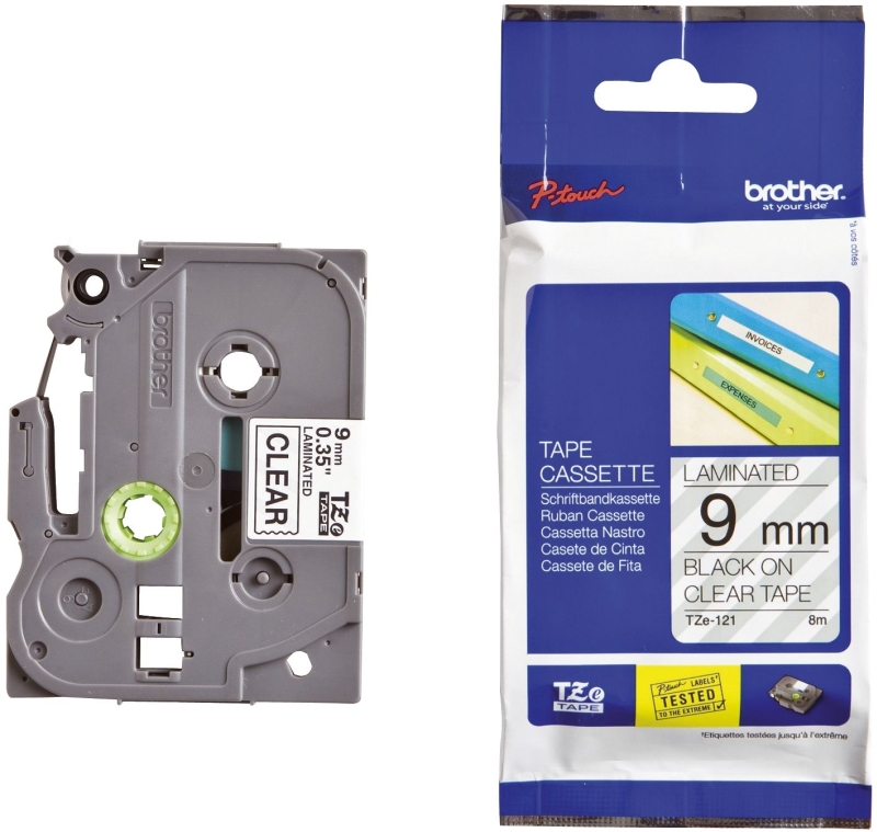 Anycolor Ruban d'étiquette Compatible Pour Brother Rubans Laminé pour