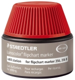 Tinte für Marker Lumocolor® refill station - 30 ml, rot