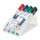 Lumocolor® 351 whiteboard marker - Rundspitze, 4 Farben sortiert