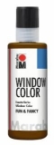 Window Color fun&fancy - Dunkelbraun 045, 80 ml