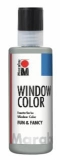 Window Color fun&fancy - Konturen-Silber 082, 80 ml