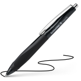 Kugelschreiber Haptify - M, dokumentenecht, schwarz
