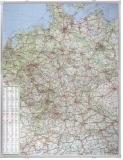 Kartentafel Straßenkarte - 100 x 135 cm, beschreibbar, pinnbar