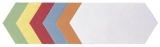 Moderationskarte - Rhombus, 205 x 95 mm, sortiert, 500 Stück