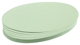 Moderationskarte - Oval, 190 x 110 mm, hellgrün, 500 Stück