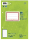 Ringbuchblock - A5, 100 Blatt, 70 g/qm, liniert