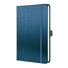 Notizbuch Conceptum, A5, 80g/m², Hardcover, kariert, blue metallic