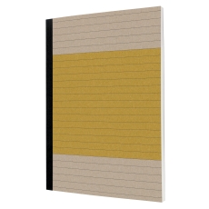 Notizbuch Recycling, A5, 80g/m², 100 Blatt, Softcover, liniert, leuchtgelb