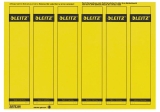 1686 PC-beschriftbare Rückenschilder - Papier, kurz/schmal, 150 Stück, gelb