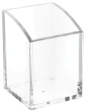 Acryl Stifteköcher - 1 Fach, 70 x 104 x 70 mm, glasklar