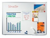 Whiteboardtafel Premium Plus - 150 x 100 cm, weiß, magnethaftend, Wandmontage