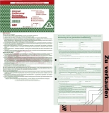 Kaufvertrag für ein gebr. Kfz - SD, 1x4 Blatt, DIN A4, mit Verkaufsplakat